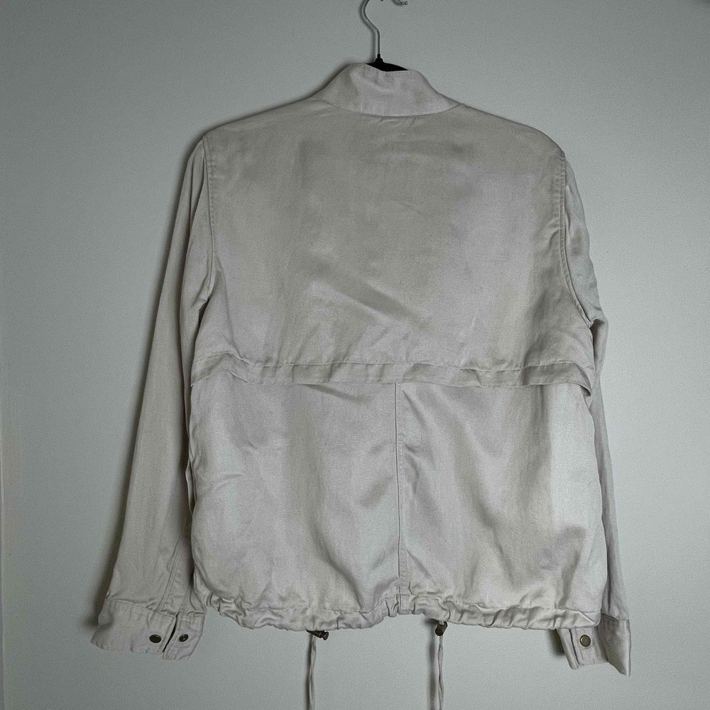 Rails Women's Beige Button Down Long Sleeve Utility Jacket Medium - Picture 7 of 11
